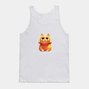 Buddhist Kitty Tank Top